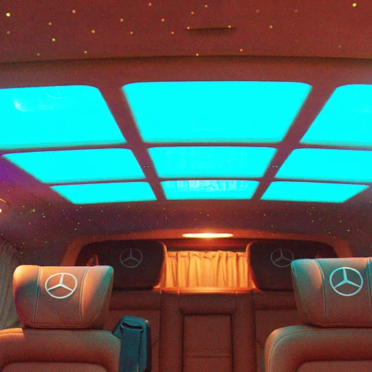 Commercial vehicles, trucks, buses, interior modification and customized luxury LED ceiling lights