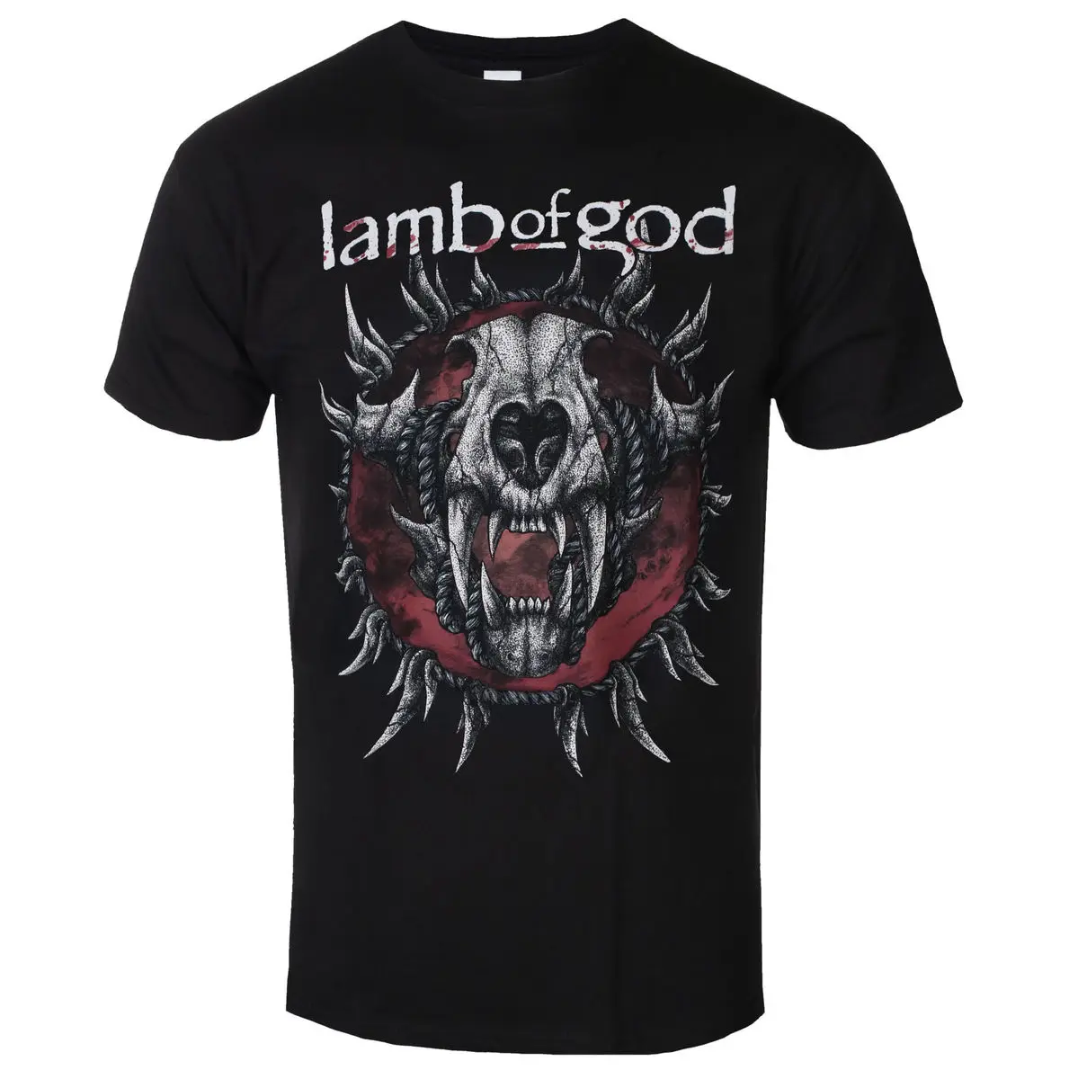 Camiseta de algodón con gráfico de la banda Lamb of God, camiseta Unisex de manga corta de verano, camiseta de marca a la moda, camisetas informales de lujo Vintage Retro