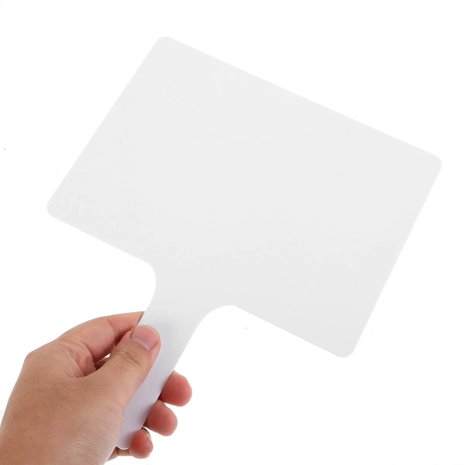 2Pcs Answer Paddle Boards Double Sided Acrylic Dry Erase Board Classroom Teaching Handheld Whiteboards Reusable Writable Marker