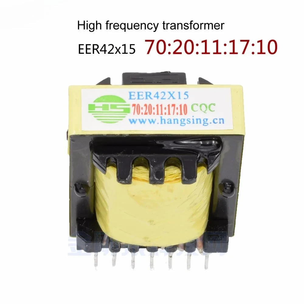 Pulse Transformer EER42x15 70:20:11:17:10 High Frequency Auxiliary power Transformer For arc welding machine