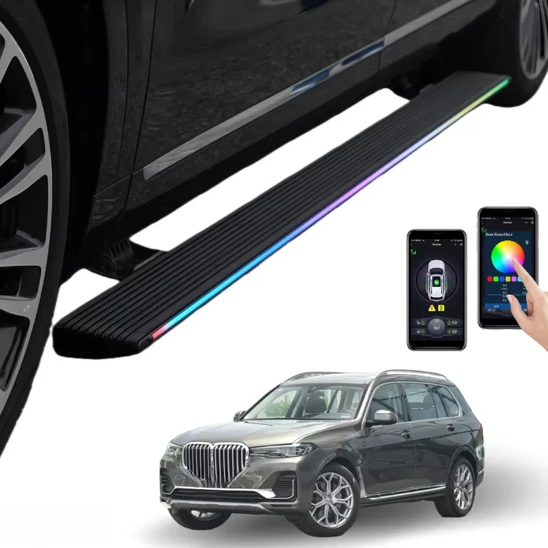 

Factory Hot Selling LED Automatic Retractable Aluminum Alloy Side Steps