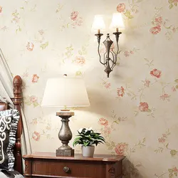 PAYSOTA American Style Pastoral Flowers Retro Green Yellow Wall Paper Bedroom Living Room Home Decor Wallpaper Roll