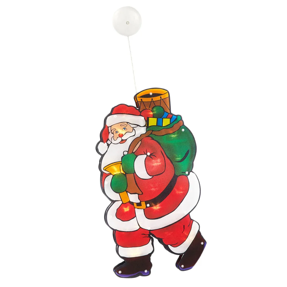 

Suction Cup Hanging Light Xmas Lamp Santa Claus Festival Decor Decorative Christmas Party LED Home