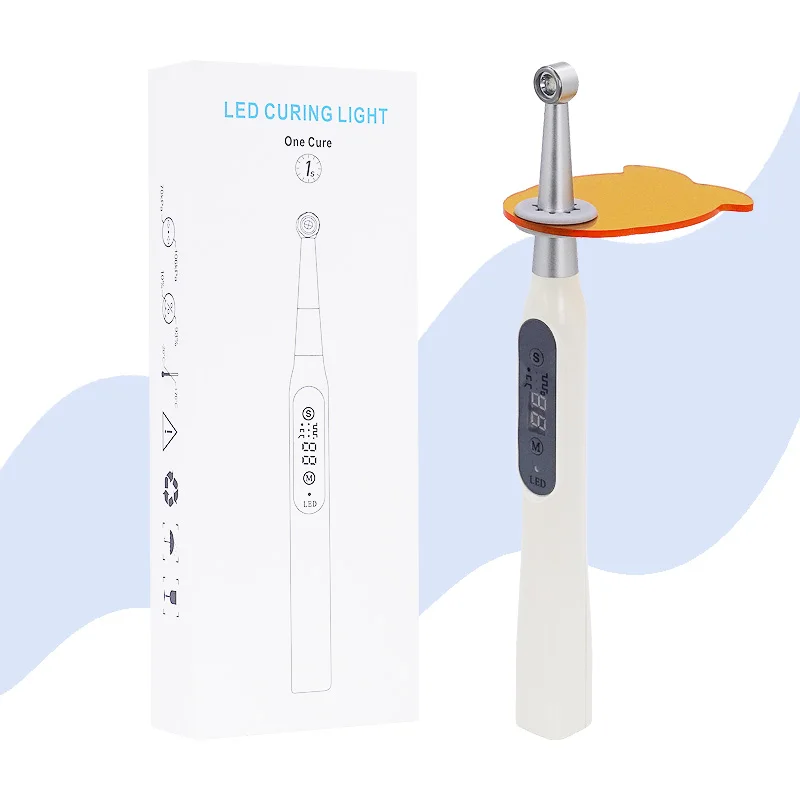 

Dental Orthodontic Curing Light 1 Second Light Cure Lamp with LED 4 Modes 360 Degree Rotation Wireless Dentistry Lab Equipment