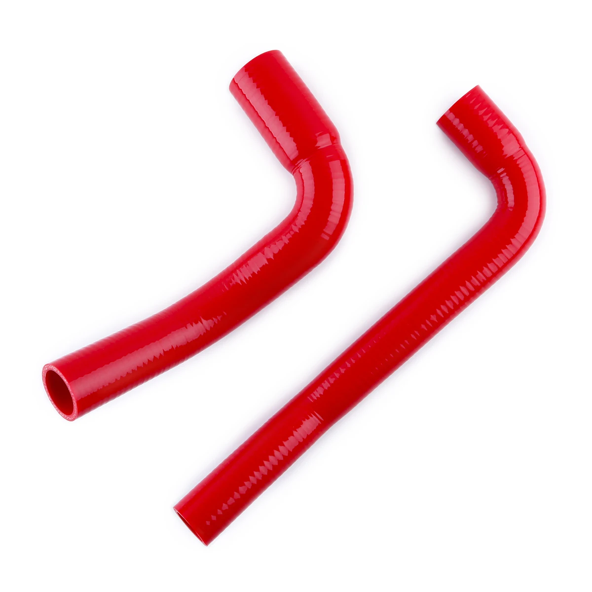 2PCS 3PLY For 1987-2006 Jeep Wrangler YJ / TJ 2.4L-4.2L 1988 1989 Silicone Radiator Coolant Hose Pipe Tube Tubing Duct Set Kit