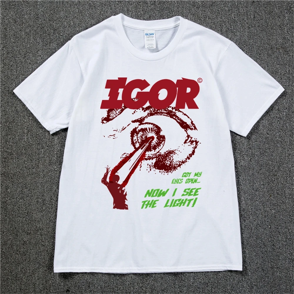 Wang Igor Tyler The Creator Rapper Hip Hop Music Shirt Cotton Men T Shirt Casual Short Sleeve Tee Unisex Swag Tshirt Graphic Top