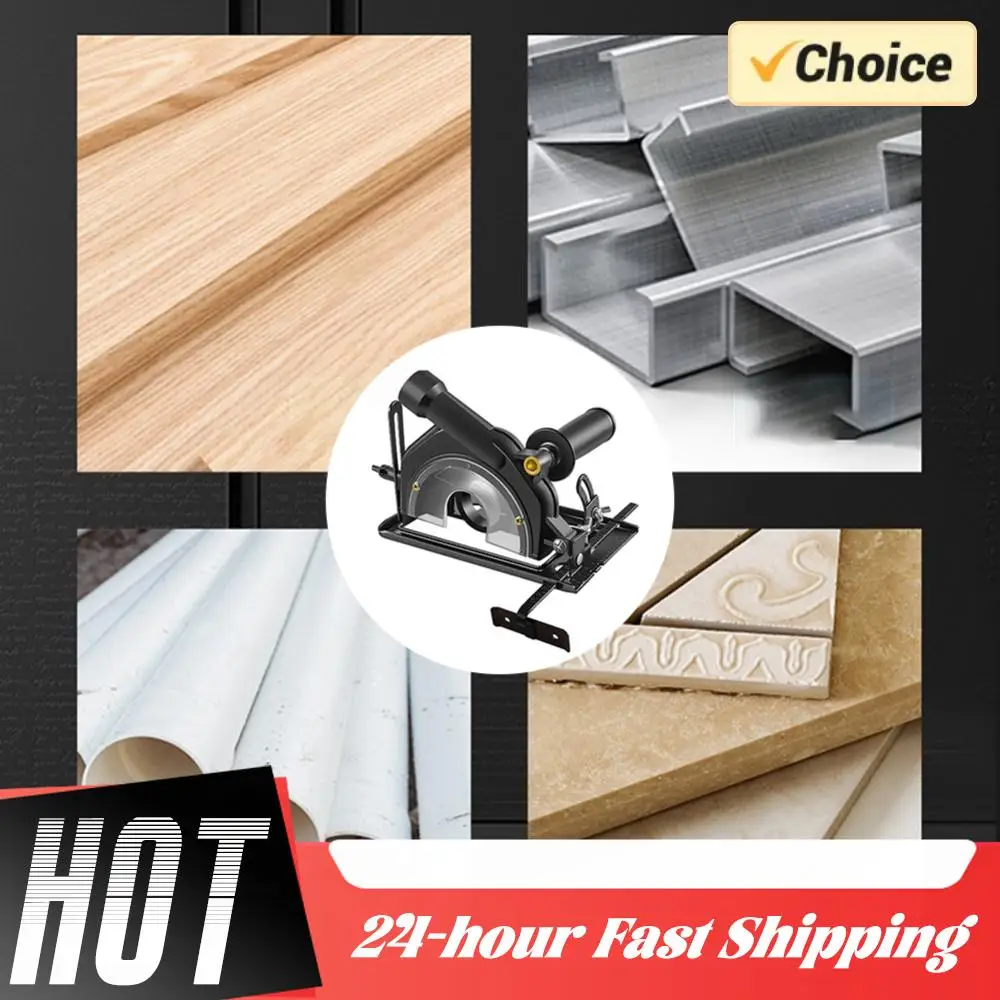 

Кронштейн-адаптер для угловой шлифовальной машины для резки, регулируемый по глубине 0-40 мм, угол наклона 0-45° ° Устойчивая подставка для угловой шлифовальной машины 100/115/125 мм