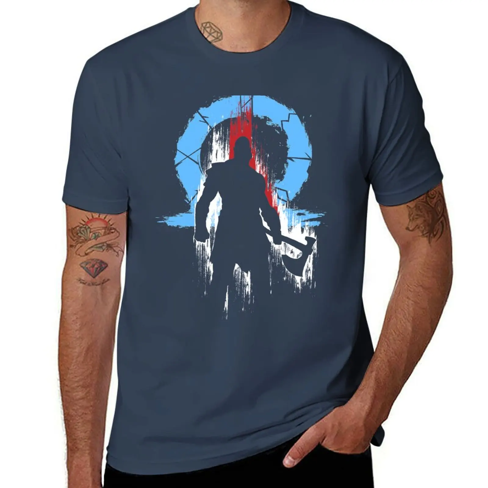 

Kratos ragnarok T-Shirt Holiday Party T-Shirt for Men