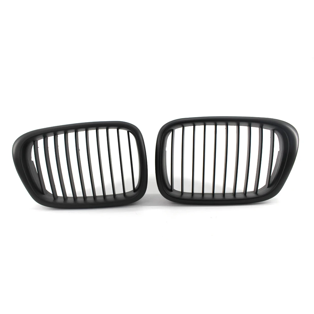 

Матовая черная передняя решетка радиатора для BMW E39 5 серии 99-03 520d/520i/523i/525d/525i/525td/528i/530d/535i/540i/540ip/M5