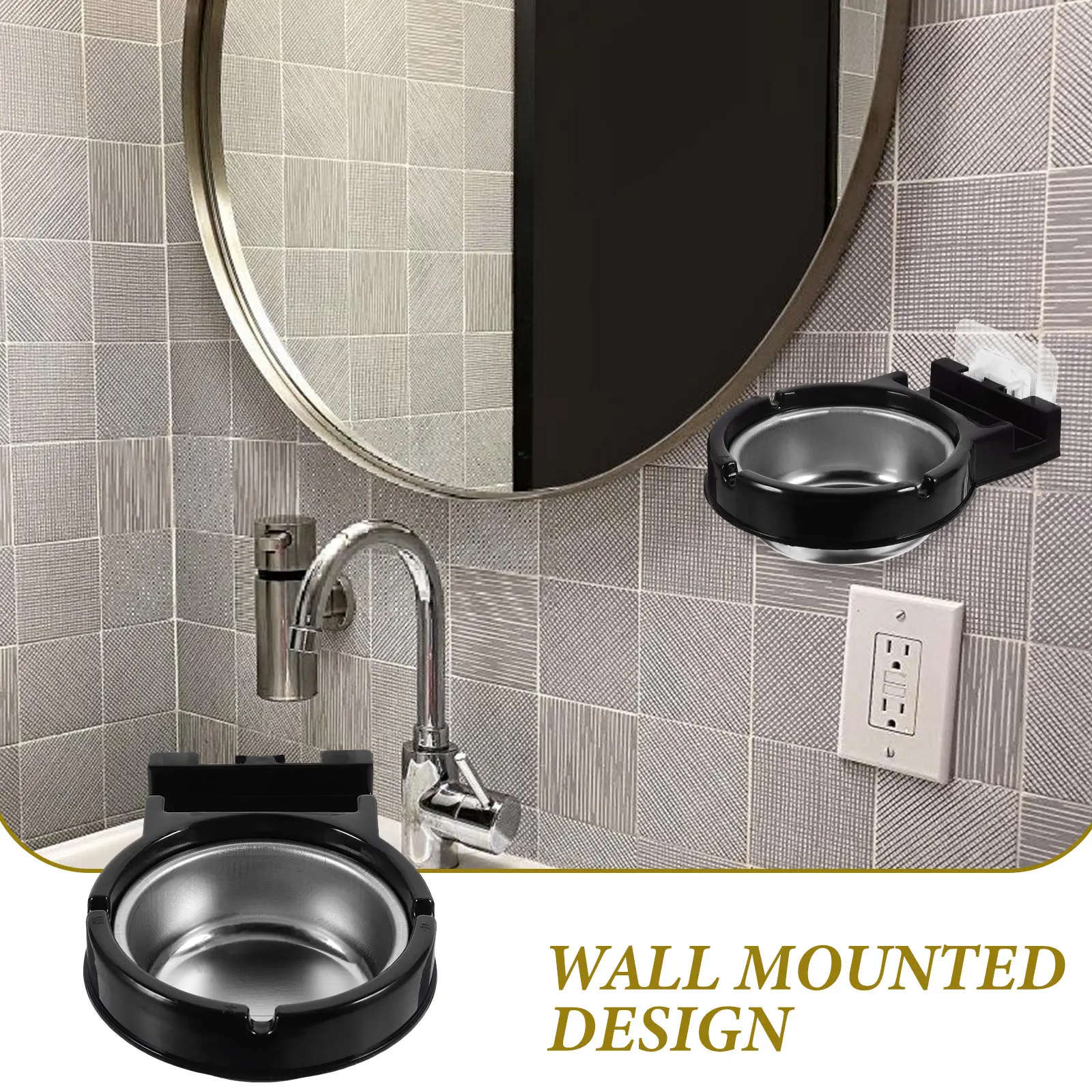 Cigarette Tray Device Commercial Smoking Receptacles Supermarket Outdoor Storage