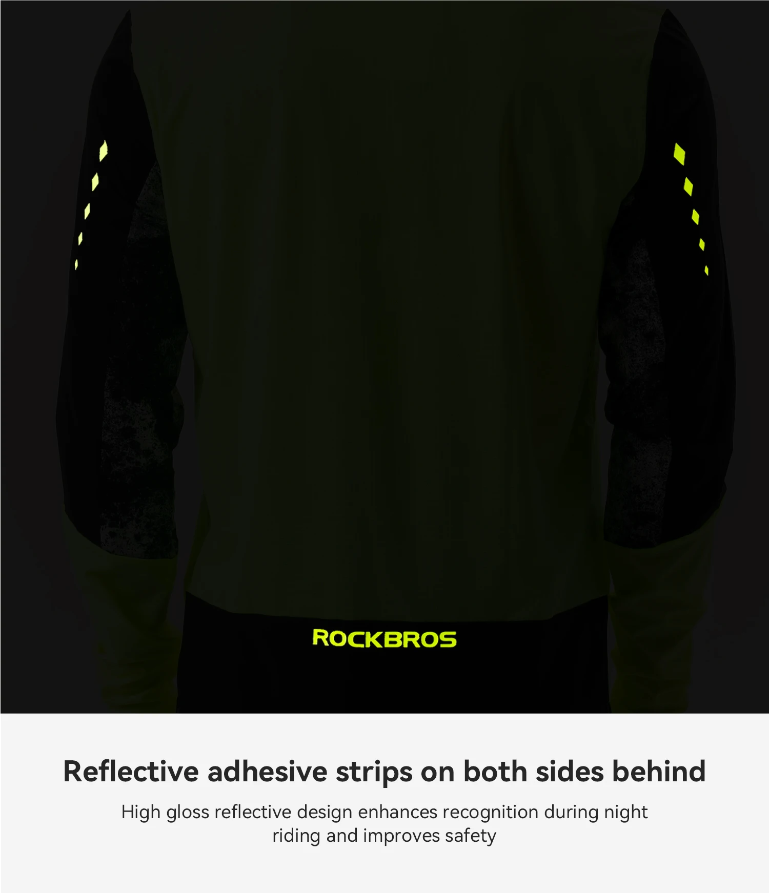 ROCKBROS Bicycle Jerseys Long Sleeves Pullover T-shirts Men Breathable XC Sports Tops MTB Road Bike Cycling Jackets Summer