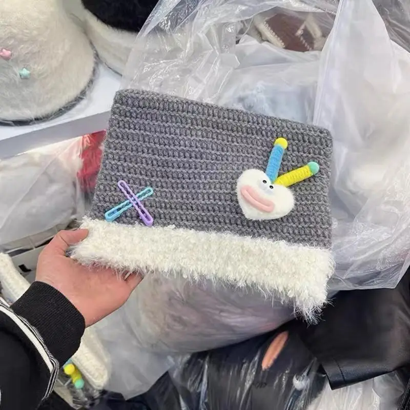 y5jd y2k المراهقون متماسكون في الأذن القبعة قبعة أذن مقاومة للرياح في الهواء الطلق حماية القبعة للفتيات