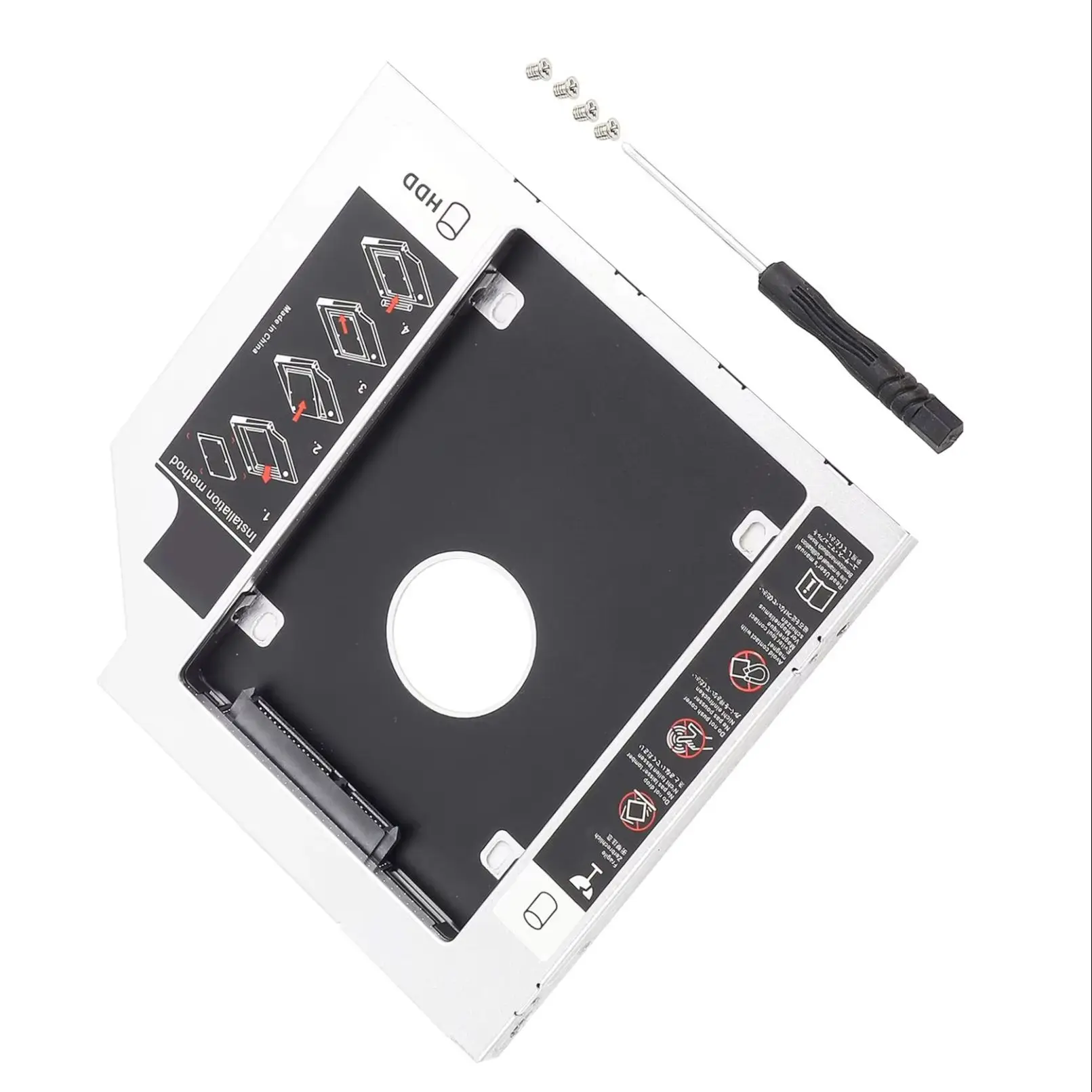 Второй SATA HDD SSD Жесткий диск Оптический отсек Caddy Frame Кронштейн для MSI GE62VR GT72VR GE72VR GP72VR GL62 GL72 6QD MS-1796 GP62 6QF