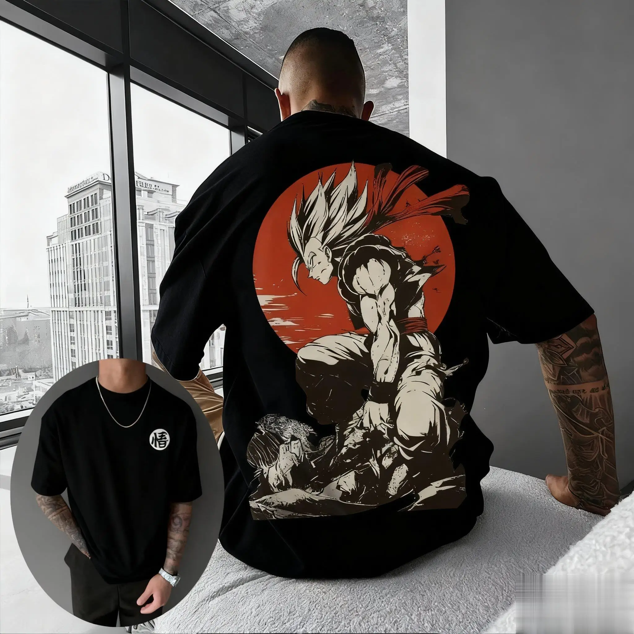 Unisex Dragon Ball Z Anime Übergroße Grafik T-shirt Männer Frauen Kurzarm T Sommer Mode Casual TopStreetwear Y2k Kleidung