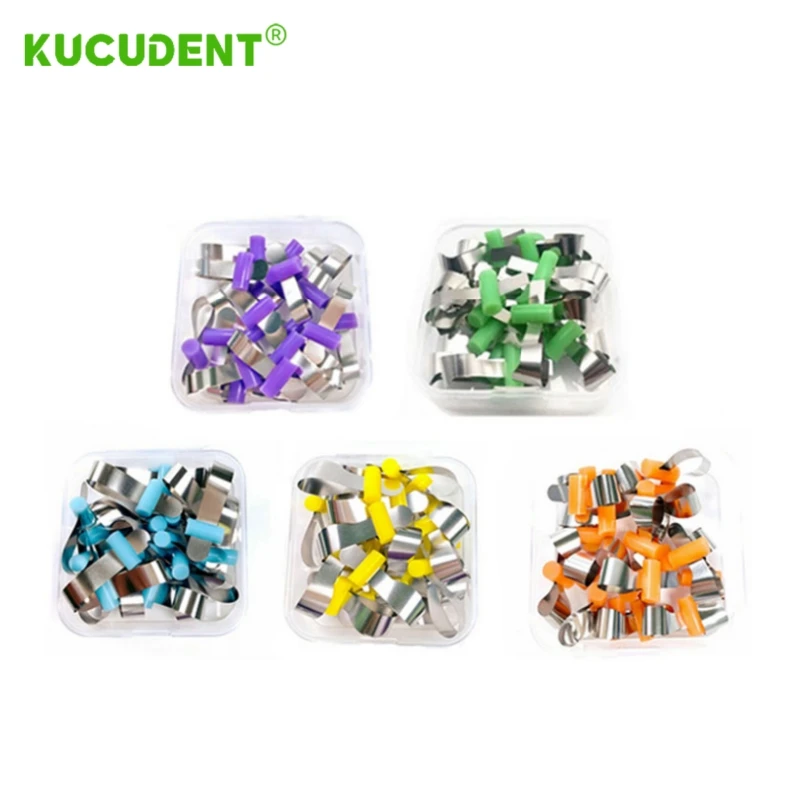 20 قطعة/صندوق أشرطة مصفوفة الأسنان تقويم الأسنان المصفوفات المعدنية الفرقة مع خزانة تشكيل ورقة أدوات طب الأسنان احيطية الاقسام #4