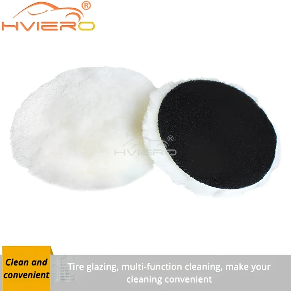 1PCS Universal Car Polish Pad Disc Imitated Wool Auto Body Waxing Polishing Soft Buffer Polisher Vehicle Tools Accessories Paint