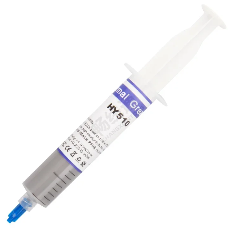 HY410/510/610 30g Silicone Thermal Paste Heat Transfer Grease Heat Sink CPU GPU Chipset Notebook Computer Cooling Syringe