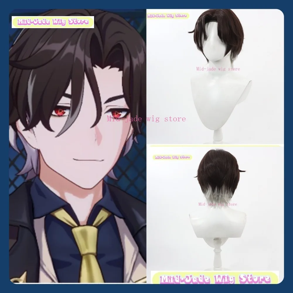 Mid-jade Pruik Winkel Honkai Star Rail Wasbeer Cosplay Pruik Anime Game rollenspel Synthetisch Haar Halloween Party kostuums Rekwisieten