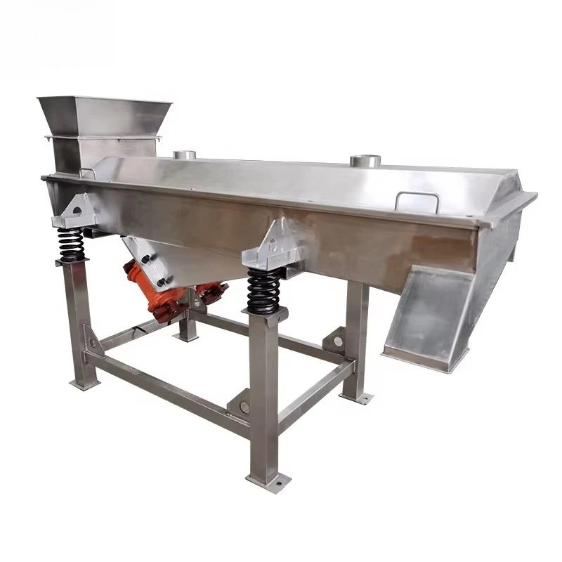 

Rectangular size linear vibrating screen sieve for sorting coffee