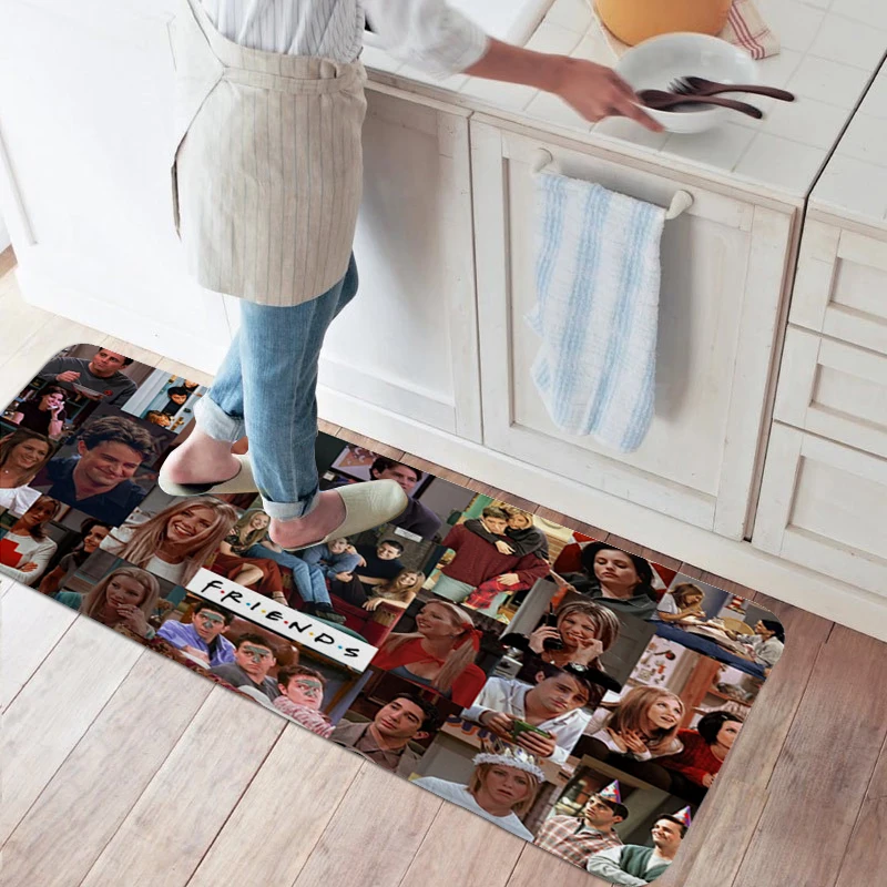 Door Entrance Carpet for Kitchen S-Friendss Front Door Rug for Bedroom Modern Home Decoration Bathmat Anime Carpet Anti Slip Rug