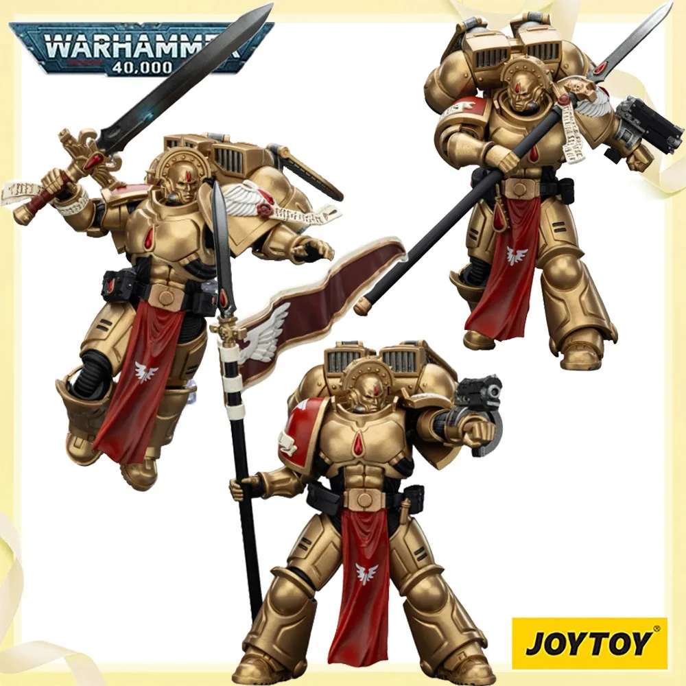 

100% Original Genuine in Stock JOYTOY Blood Angels Sanguinary Guard with Angelus Boltgun and Encarmine Spear Game Figure Toy