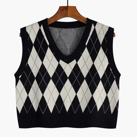 Женский трикотажный жилет Altayskiy Argyle