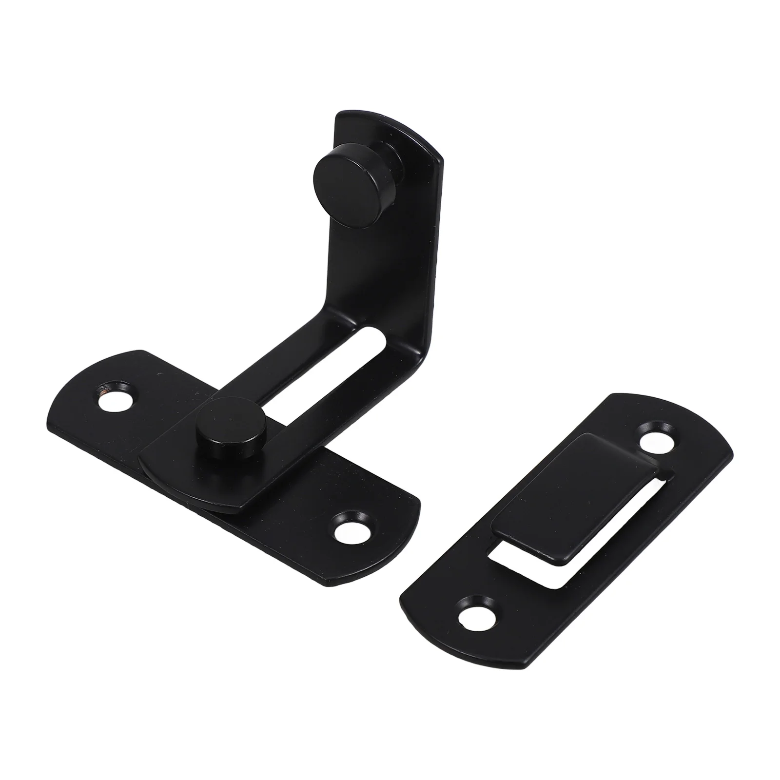 

1 set Barn Heavy Duty Metal Gate Lock Carbon Steel Locks for Sliding Closet Doors Compression Design Security Easy Use