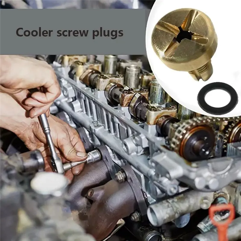 Rare 10PCS LR150067 Turbo Intercooler Copper Plug For Land Rover Range Rover Sport 2019-2024 Defender LR121745 T2R40577