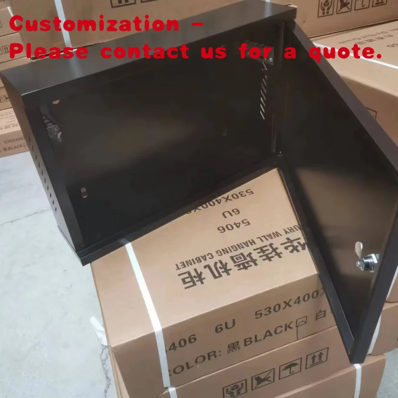 

custom.CE RoHS ISO Certified Custom Size 19 Inch 6U Server Rack 2U Wall-Mount Internet Cabinet with Glass Door Home 42U