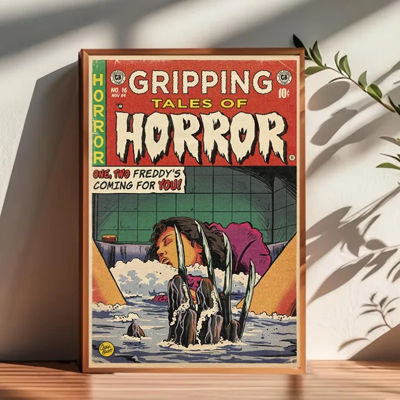 الرجعية الكلاسيكية أفلام الرعب مخيف حكايات من ديري نمط هزلي مرعب فيلم المشارك حائط لوح رسم صور ديكور المنزل