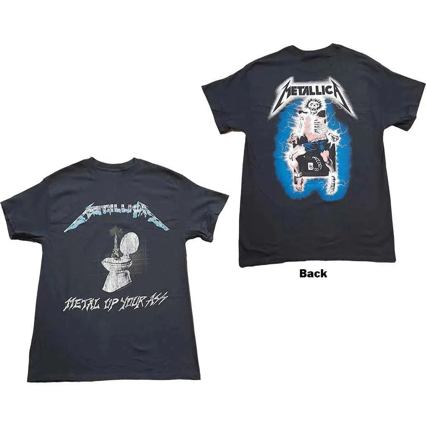 Metallica Rock Band Punk Metal Band T-Shirt Baumwolle Grafik-T-Shirt Herren Damen Sommer Streetwear – Detail 7