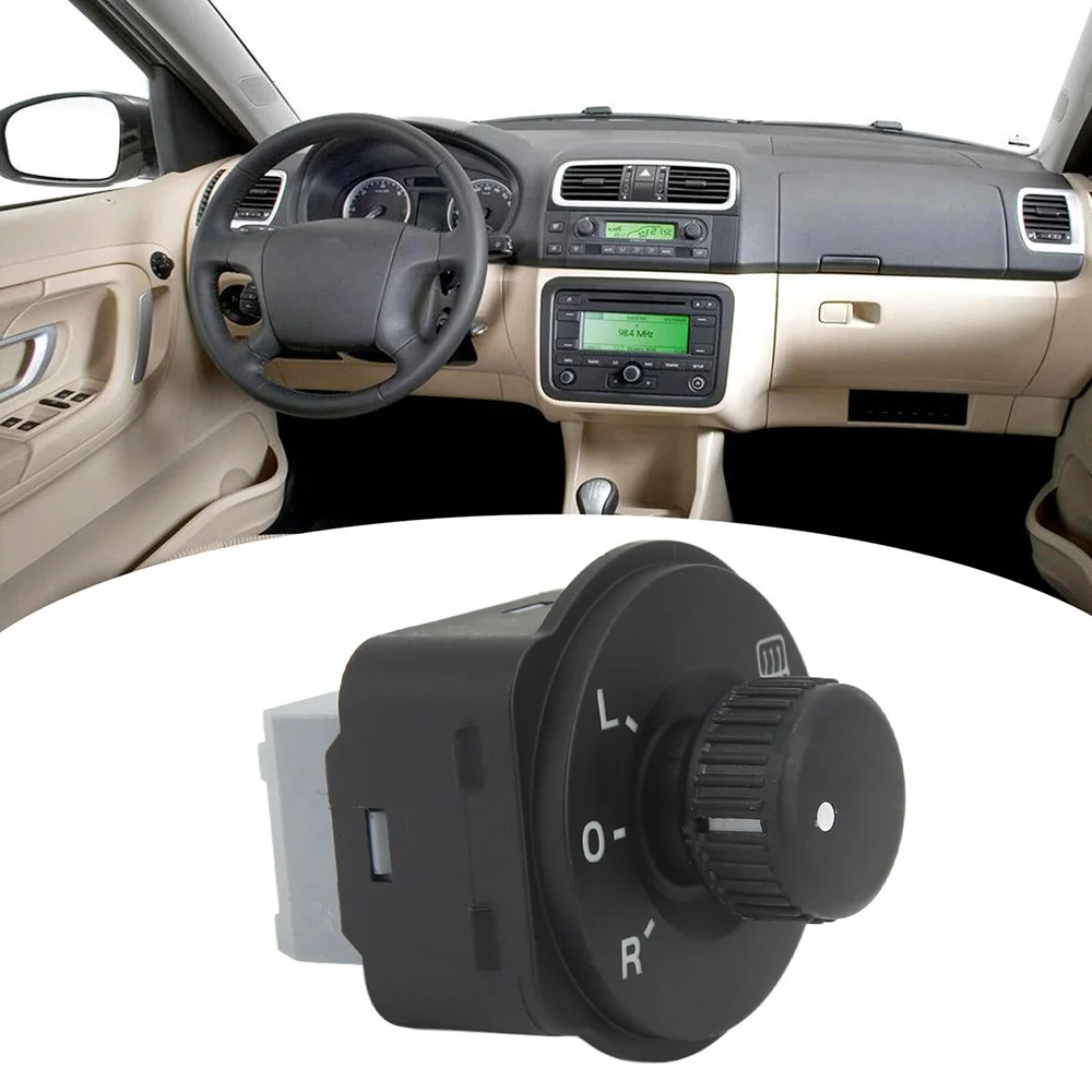 Car Accessories 5JB959565 Rear View Mirror Adjustment Switch Control Knob for Skoda Fabia 2011 Rapid 2013 Roomster