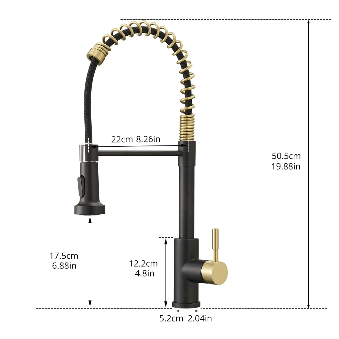 NEW New Single Handle Pull-Down Sprayer Kitchen Faucet