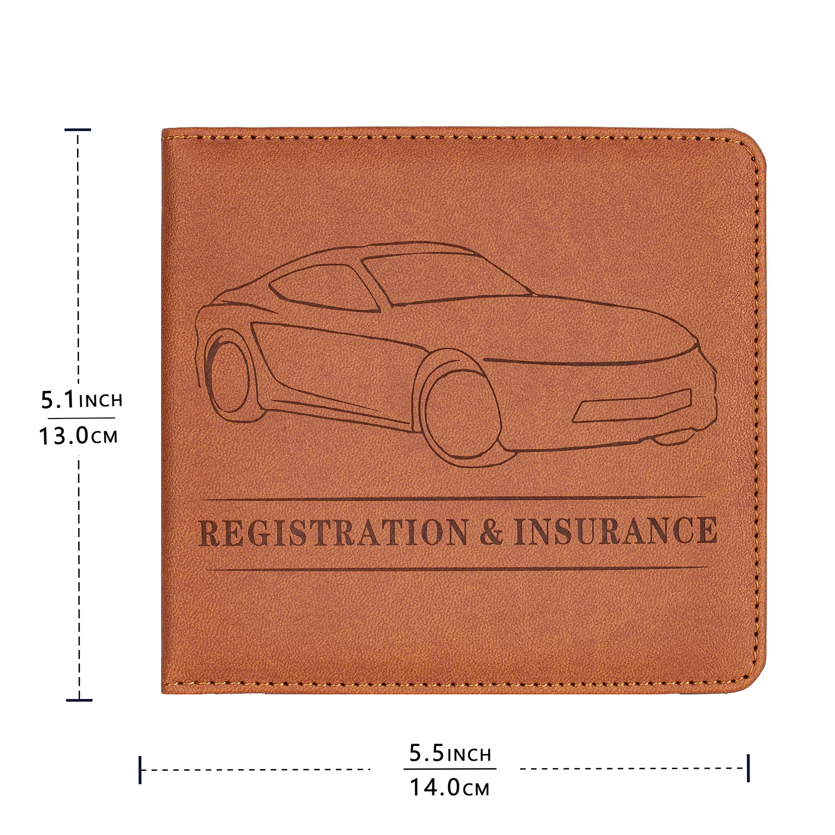 Car Registration and Insurance Holder, Car Accessories Vehicle Glove Box Car Organizer, Car Essential Document Card Wallet