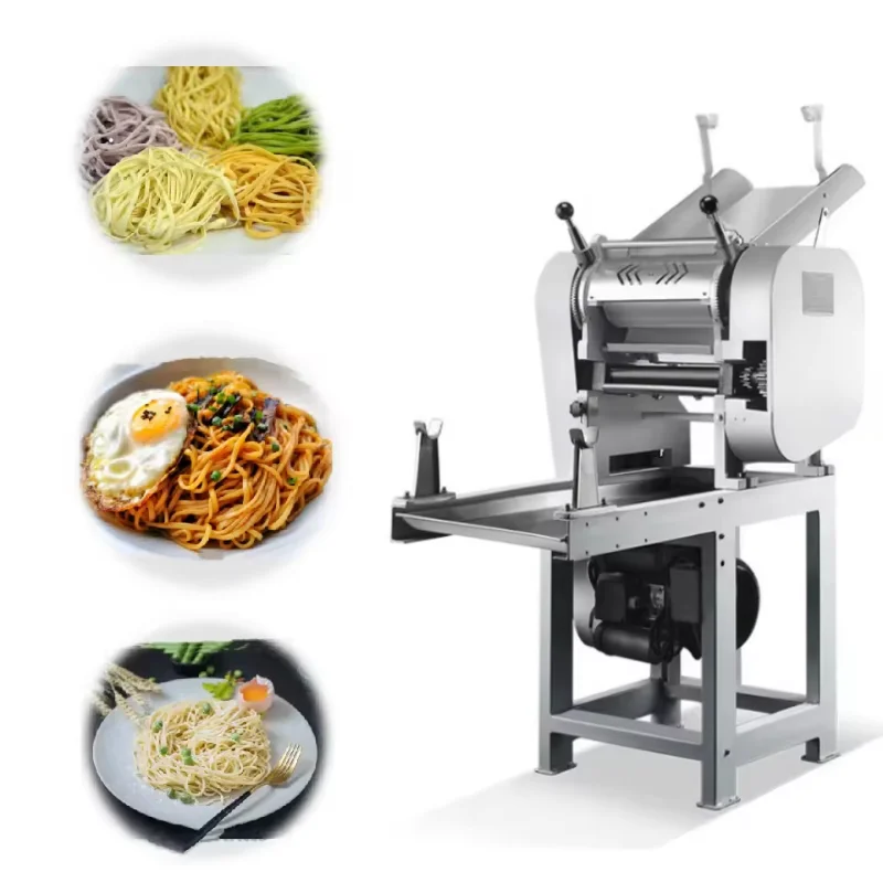 Electricity Japanese Noodle Machine Pasta Ramen Dough Noodle Make Machine Adjustable Noddles Making Machine Restaurant SUS304