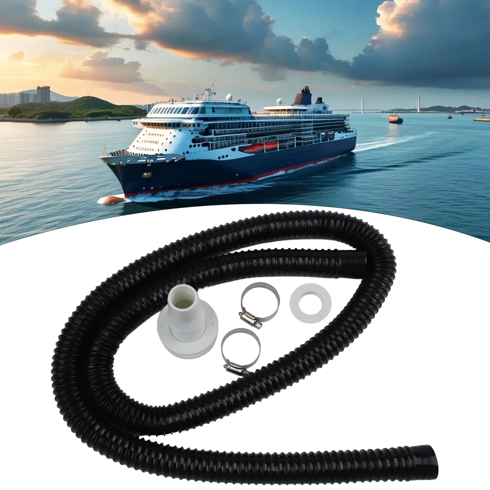 Boat Repair Marine Installation Bilge Pump Hose Corrugated Pipe Bilge Pump Hose Kit Bilge Pump Harsh Marine Environments