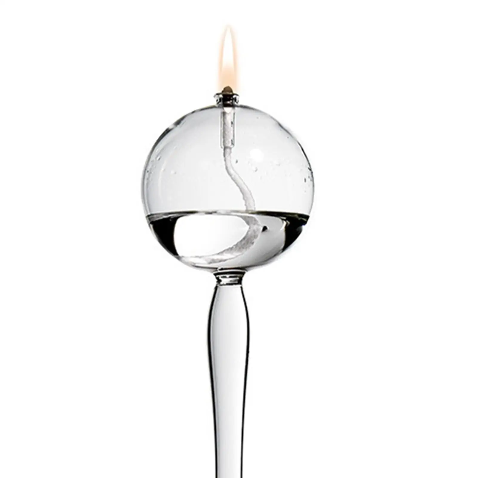 ガラス製キャンドルスティックホルダー、燭台、クリアキャンドルホルダー、ルームキャンドルスティック、クリスマス