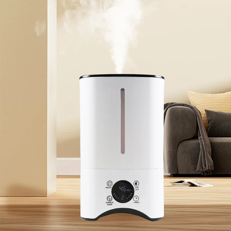 Smart home ultrasonic humidifier room cold mist 5l air humidifier with timing
