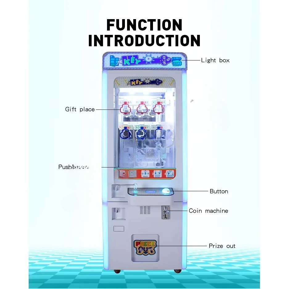 Hot 15-Hole Coin-Operated Keymaster Arcade Game Machine Perfect Toy Gift Prize Vending Machine