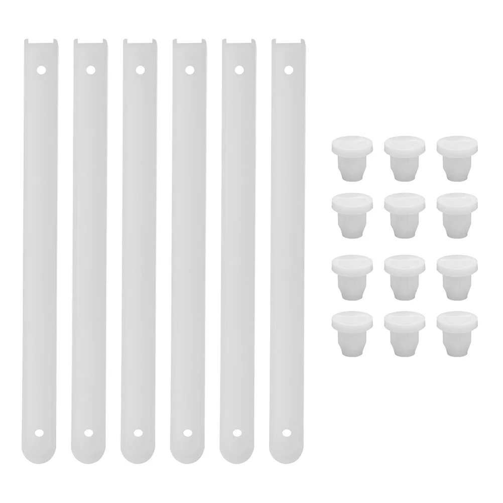 

3 Sets Drawer Plastic Slides Side Mount Sliders Guides Replacement Parts Glides Cabinet Track