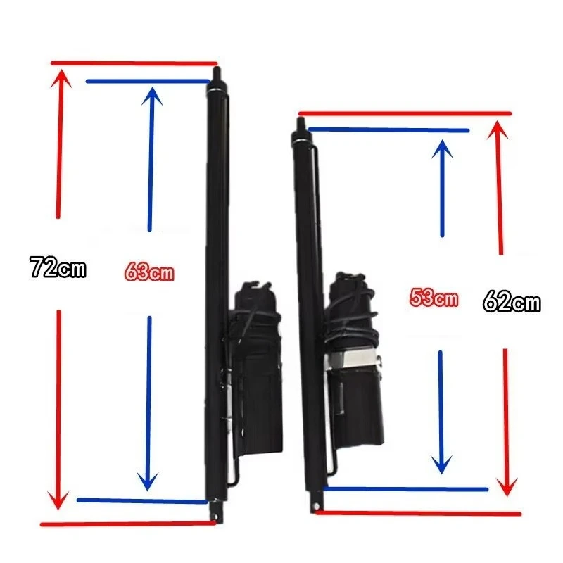 Vertical integrated two-way electric hydraulic push rod modified tiger truck micro forklift lifting stacker telescopic rod