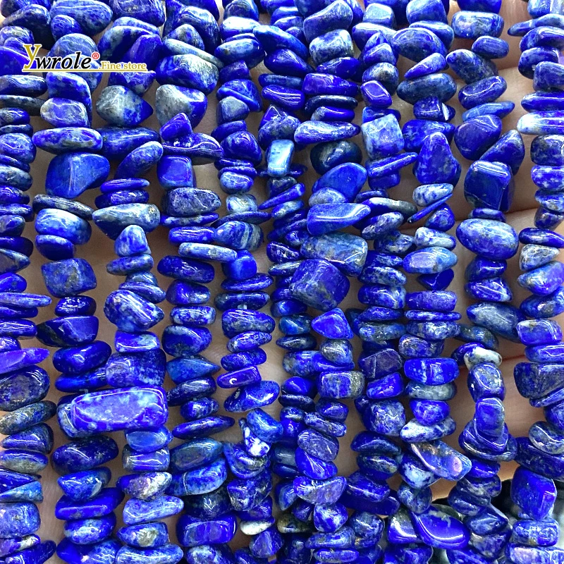 

Raw Gemstone 5-8mm Natural Stone AAA Lapis Lazuli Loose Spacer Beads for Jewelry Making Diy Bracelet Charms Accessories 30''