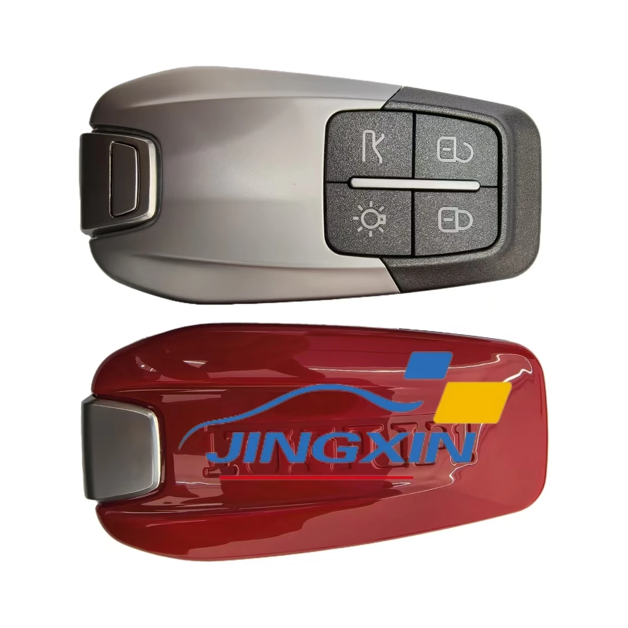 Jingxin Key Shell For Ferrari 458 588 488GTB LaFerrari 2014-2020 high-quality Smart  Car Key Shell 4 Button With Logo No Blade