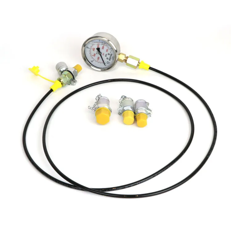 Imagem -04 - Conjunto de Medidor de Pressão Hidráulica Kits de Teste de Diagnóstico Peças de Motor de Escavadeira