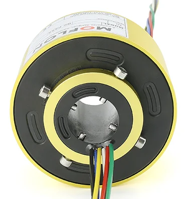 MT1256  slip ring with bore size 12.7mm,OD 56mm,0~440VAC/VDC,IP51,through bore slipring