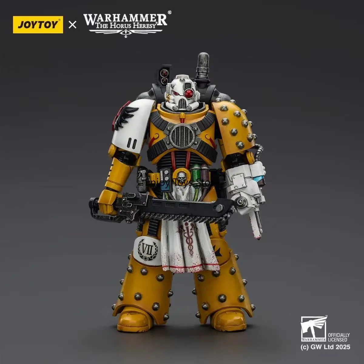 

Spot Goods JOYTOY Dark Source Warhammer Horus Heresy Imperial Fists Legion Apothecary 1:18 Movable Soldier Mannequin To Play