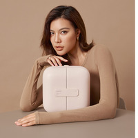 AMIRO Bag LED with Light Mobile Makeup Handbag Mirror M1 Series Sunlight Mirror Women's Handheld Makeup Bag Makeup Mirror