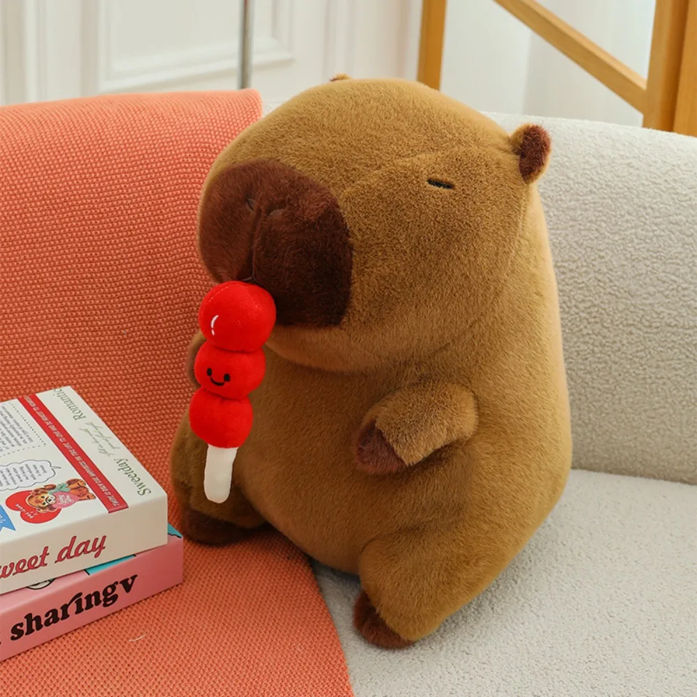 Funny Stretchable Capybara Plush Toy Soft Stuffed Simulation Capybara Toy Cute PP Cotton Stuffed Capybara Doll Children Toys