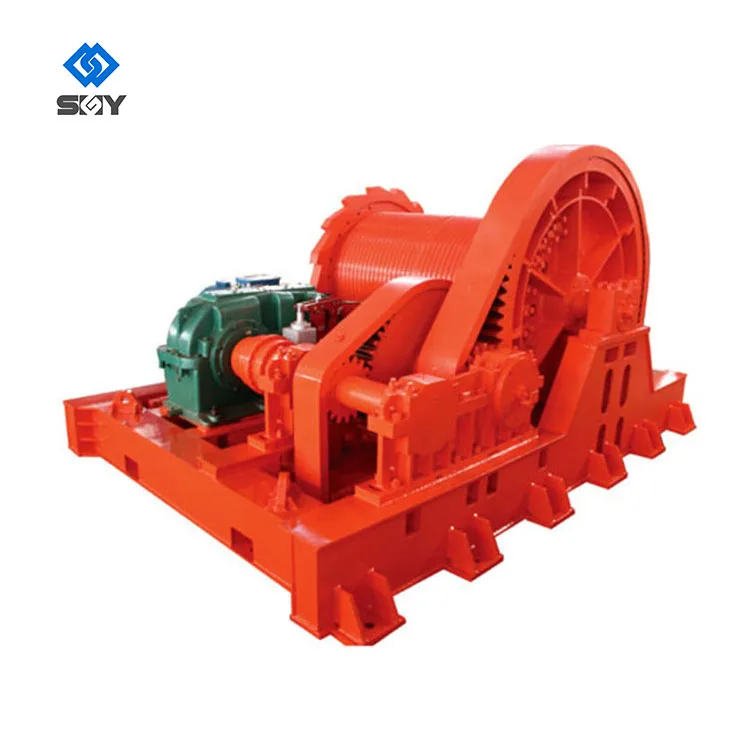 Electric Pulling Lifting Wire Rope Boat Slipway Winch Winch 35t 40t