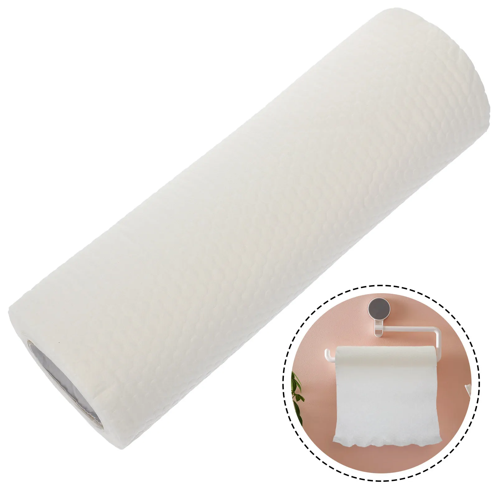 Disposable Non Woven Kitchen Towels Thick Dry Wet Cleaning Roll for Dishes Glassware Countertops Cooking Prep